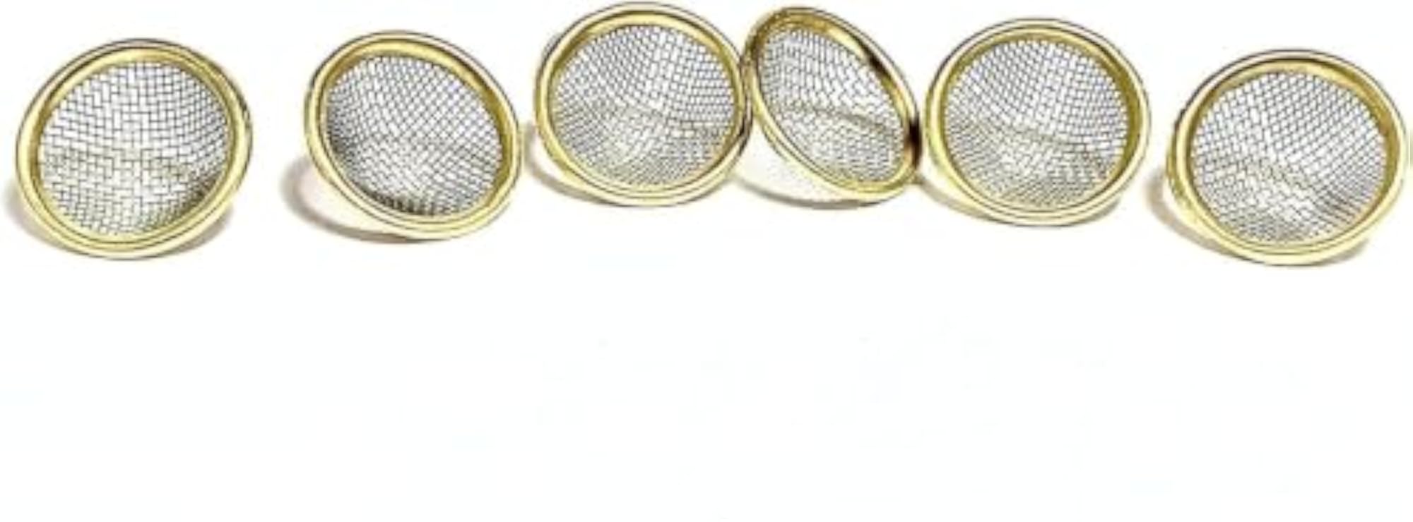 Beanny Stainless Steel Pipe Screens with Brass Rim